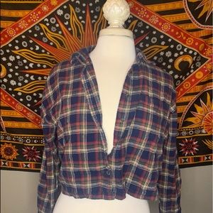 Cute Cropped Flannel